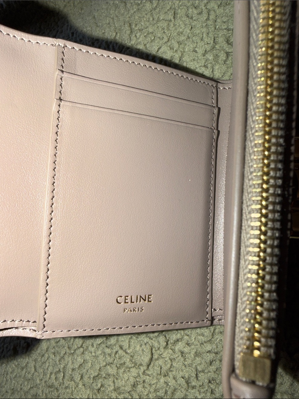 Celine FINE STRAP WALLET NINO IN SUPPLE GRAINED CALFSKIN - Picture 6 of 13